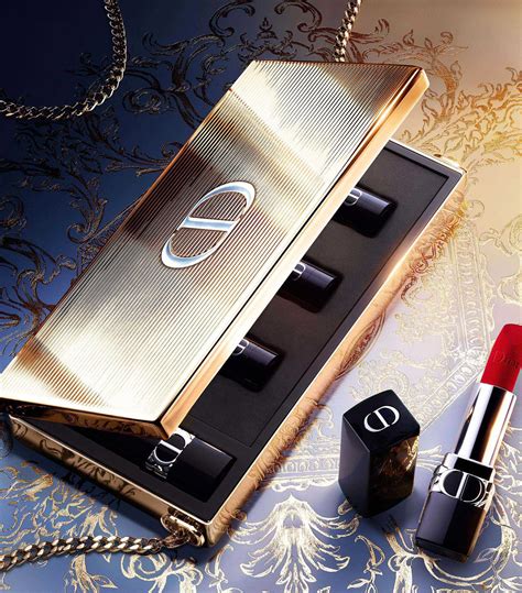 dior lipstick and clutch